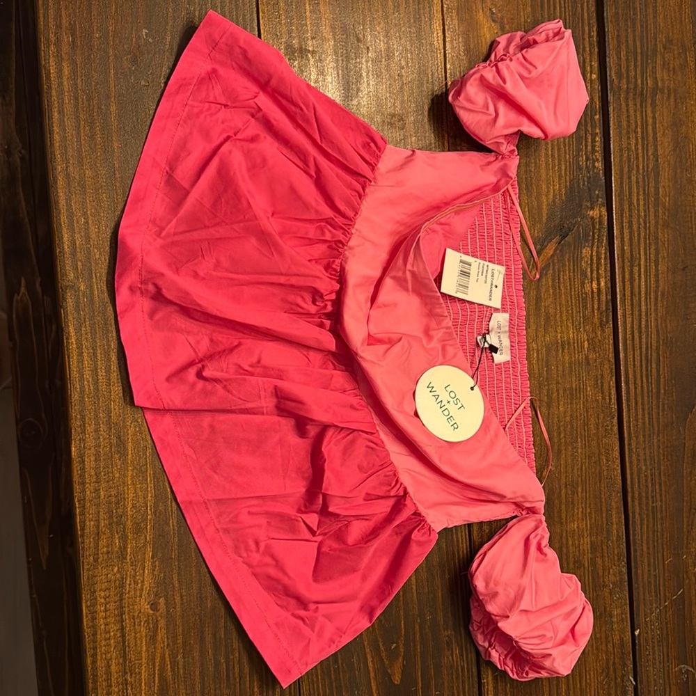 LOST AND WANDER PINK TOP